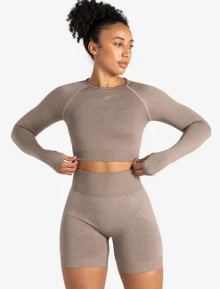 ADAPT 2.0 Seamless Crop Top Fawn