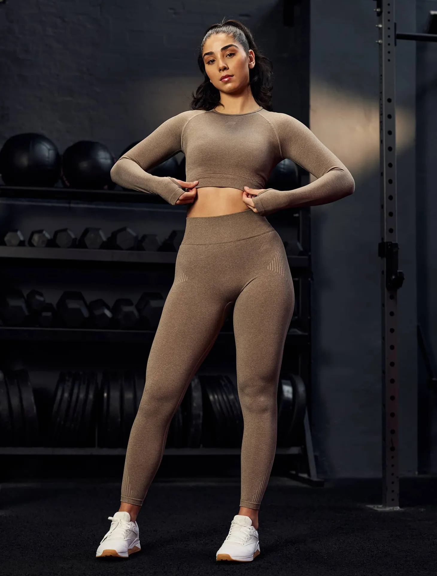 ADAPT 2.0 Seamless Crop Top Fawn