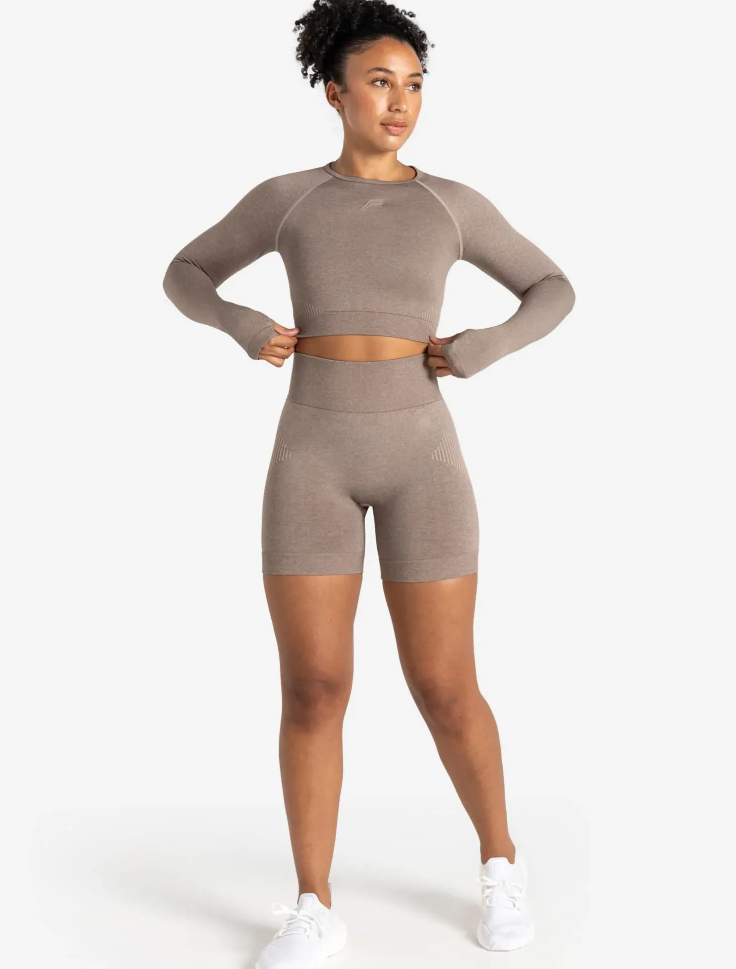 ADAPT 2.0 Seamless Crop Top Fawn