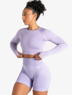 ADAPT 2.0 Seamless Crop Top Lilac