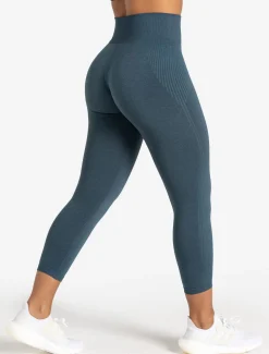 ADAPT 2.0 Seamless 7/8 Leggings Petrol Blue