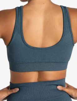 ADAPT 2.0 Seamless Sports Bra Petrol Blue