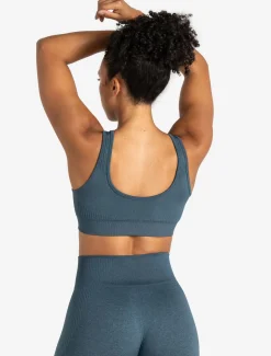 ADAPT 2.0 Seamless Sports Bra Petrol Blue