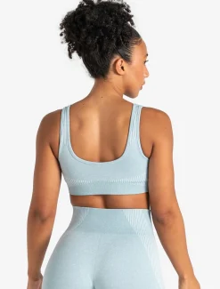 ADAPT 2.0 Seamless Sports Bra Sky Blue