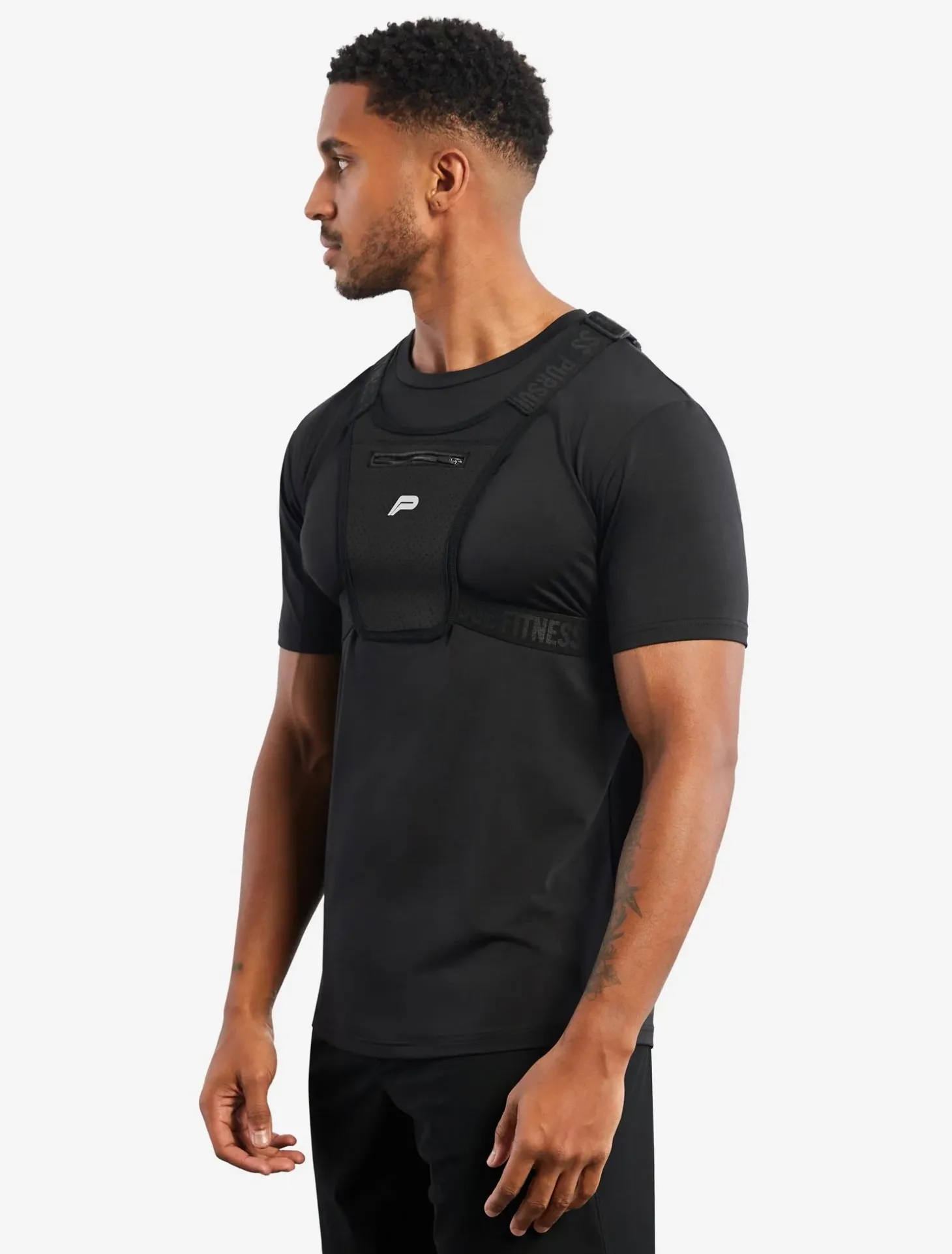 Adjustable Training Vest Black