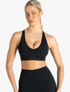 Allure Adjustable Sports Bra Black