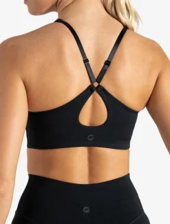 Allure Adjustable Sports Bra Black