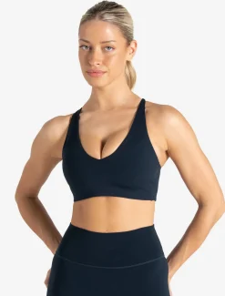 Allure Adjustable Sports Bra Dark Navy