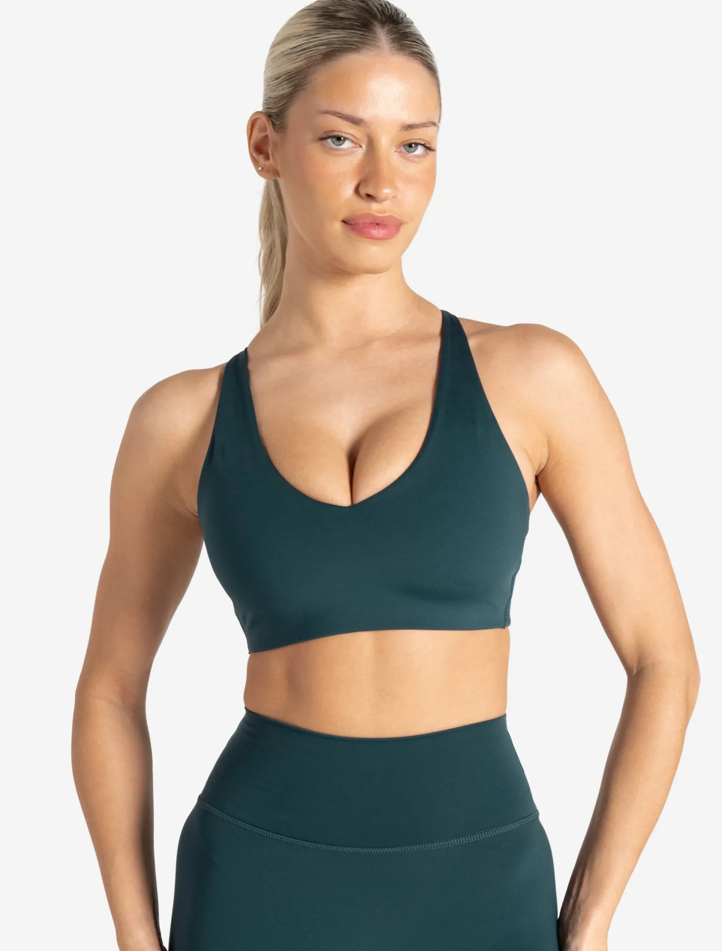 Allure Adjustable Sports Bra Marine Teal