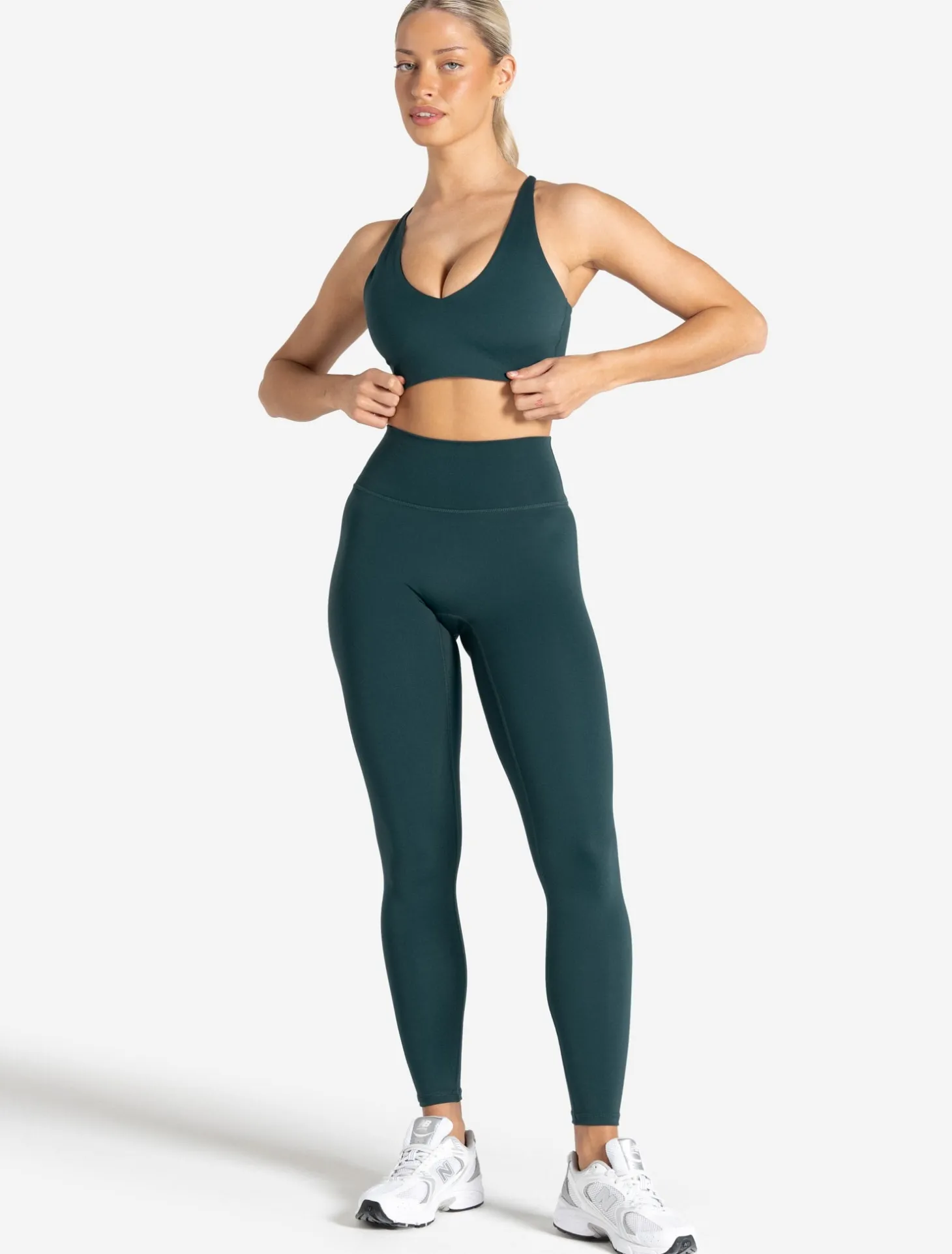 Allure Adjustable Sports Bra Marine Teal