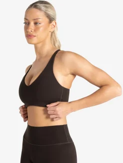 Allure Adjustable Sports Bra Espresso