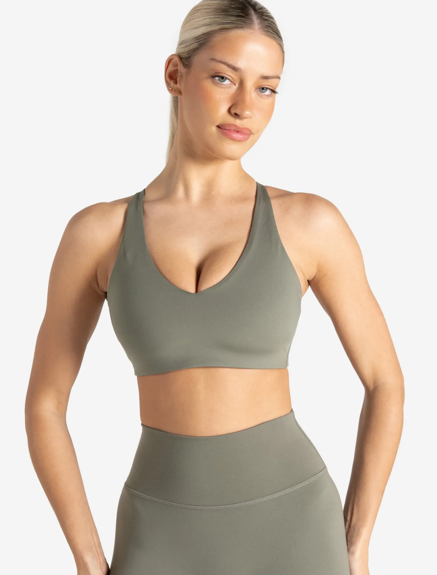 Allure Adjustable Sports Bra Dusky Sage