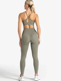 Allure Adjustable Sports Bra Dusky Sage