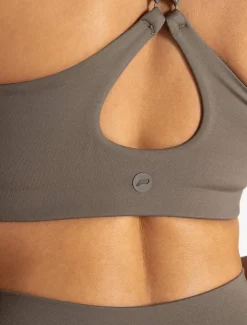 Allure Adjustable Sports Bra Taupe