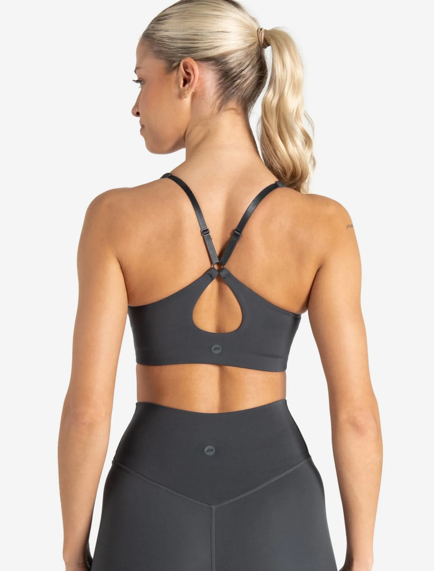 Allure Adjustable Sports Bra Storm Grey