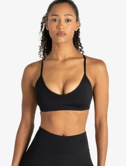 Allure Cross Back Sports Bra Black