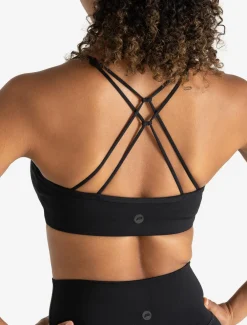 Allure Cross Back Sports Bra Black