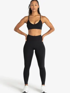 Allure Cross Back Sports Bra Black