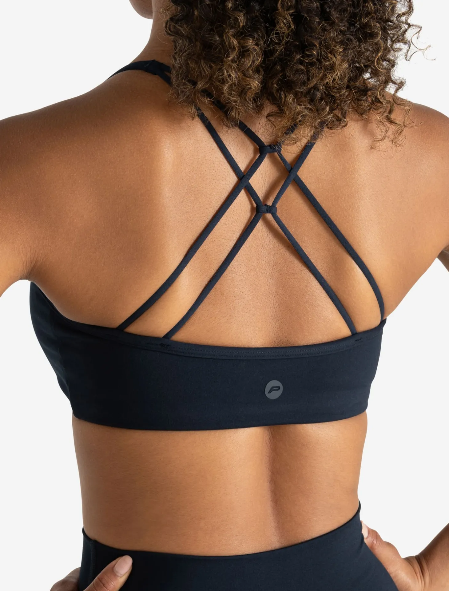Allure Cross Back Sports Bra Dark Navy