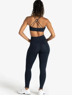 Allure Cross Back Sports Bra Dark Navy