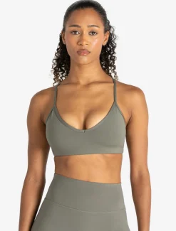 Allure Cross Back Sports Bra Dusky Sage