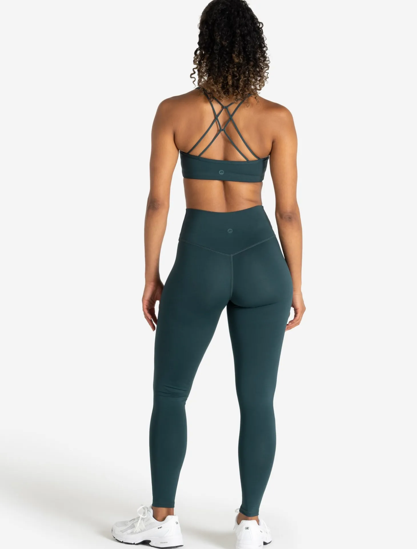 Allure Cross Back Sports Bra Marine Teal