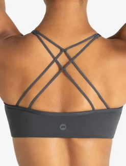 Allure Cross Back Sports Bra Storm Grey
