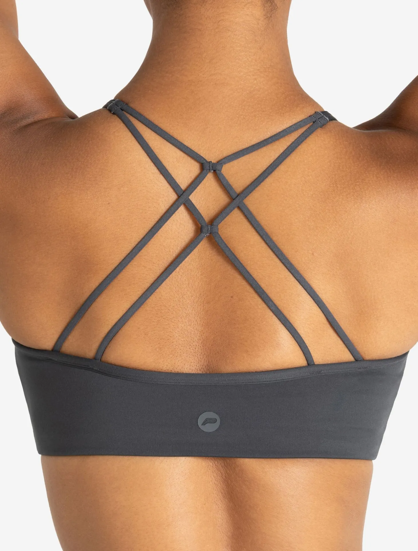 Allure Cross Back Sports Bra Storm Grey