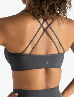 Allure Cross Back Sports Bra Storm Grey