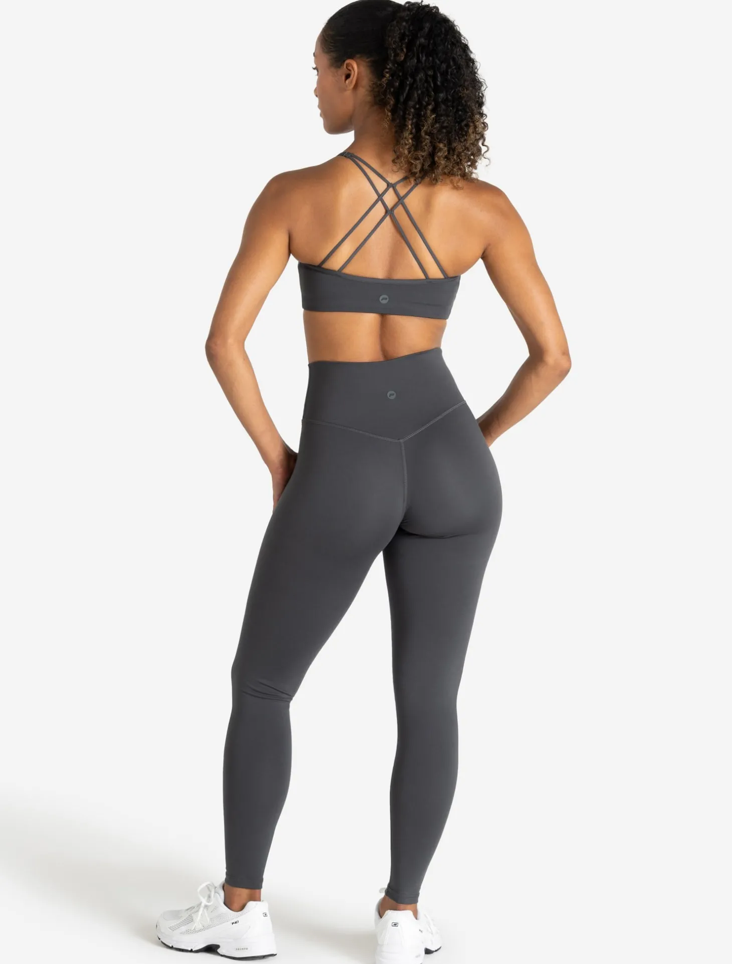 Allure Cross Back Sports Bra Storm Grey
