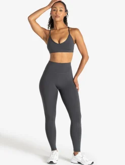 Allure Cross Back Sports Bra Storm Grey