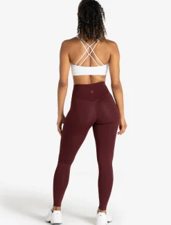 Allure Cross Back Sports Bra White