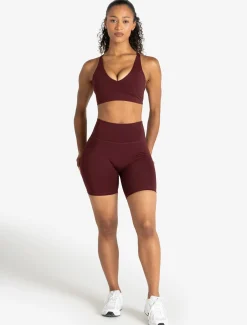 Allure Cycling Shorts Dark Burgundy