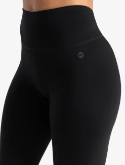 Allure Dipped Waist Leggings Black