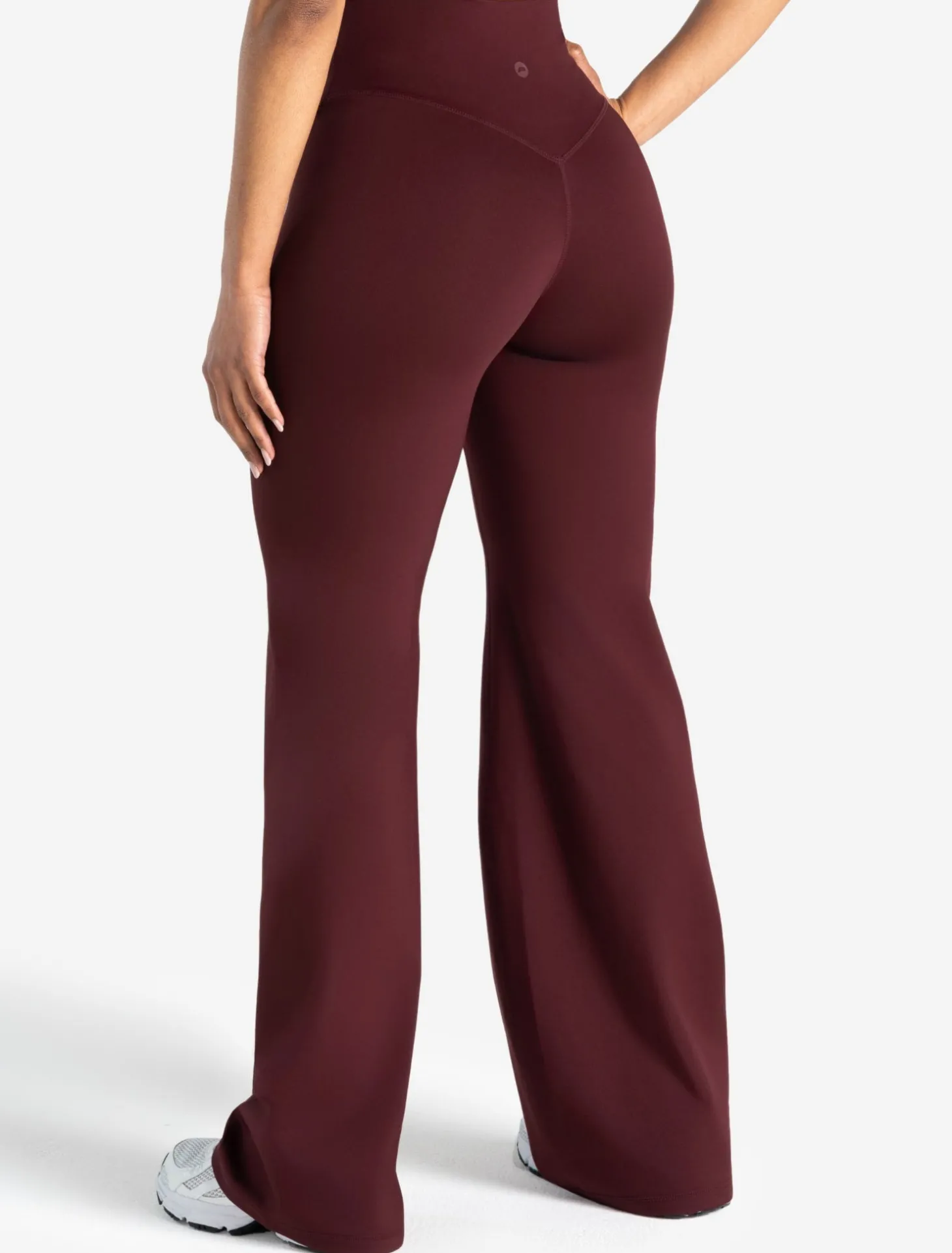 Allure Flared Leggings Dark Burgundy