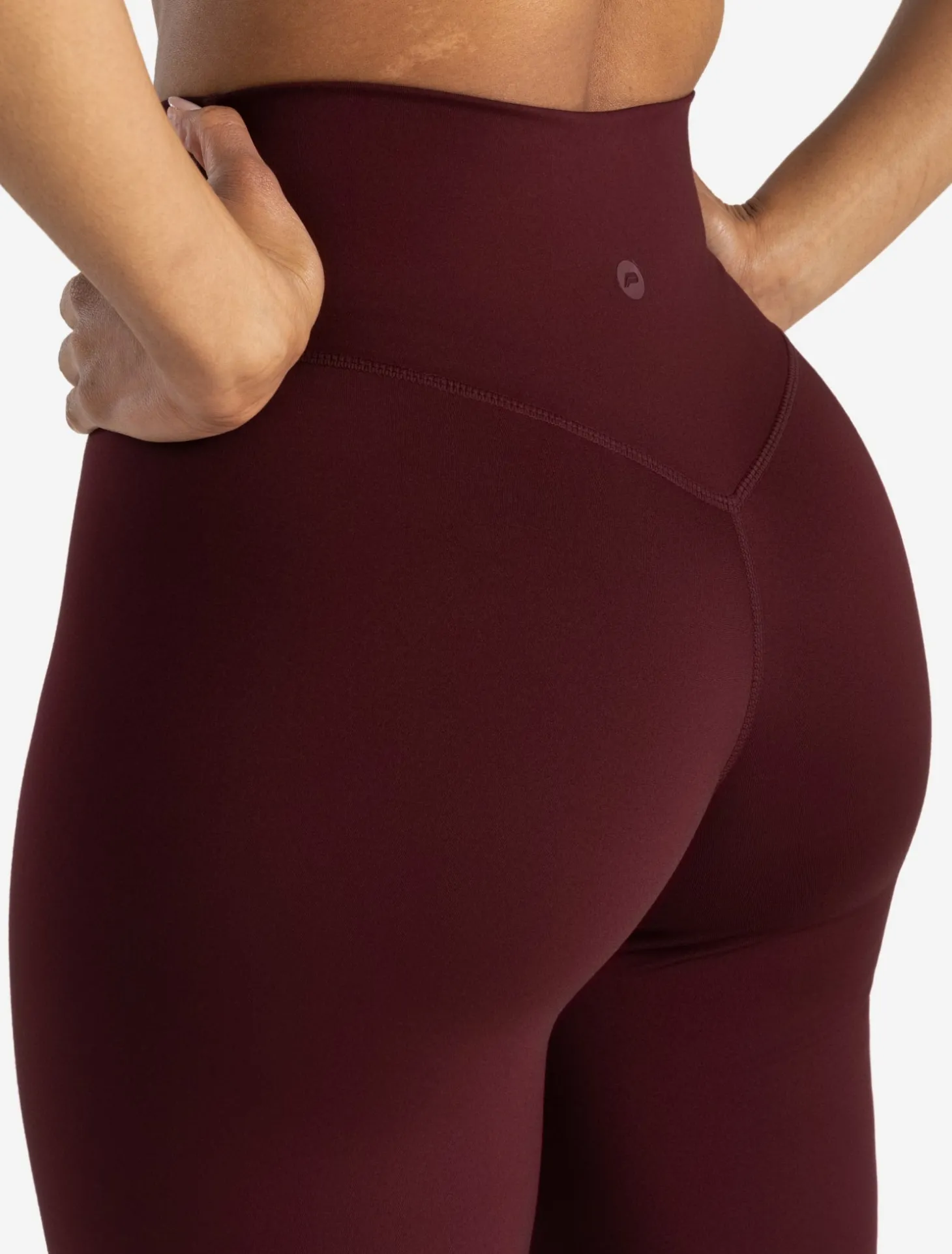 Allure Flared Leggings Dark Burgundy