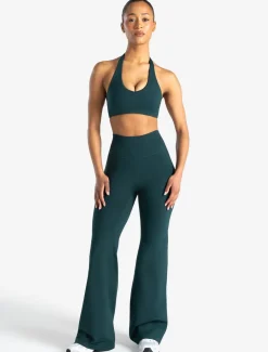 Allure Flared Leggings Marine Teal