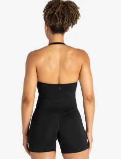 Allure Halter Neck All In One Black