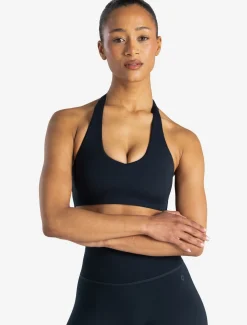 Allure Halter Sports Bra Dark Navy