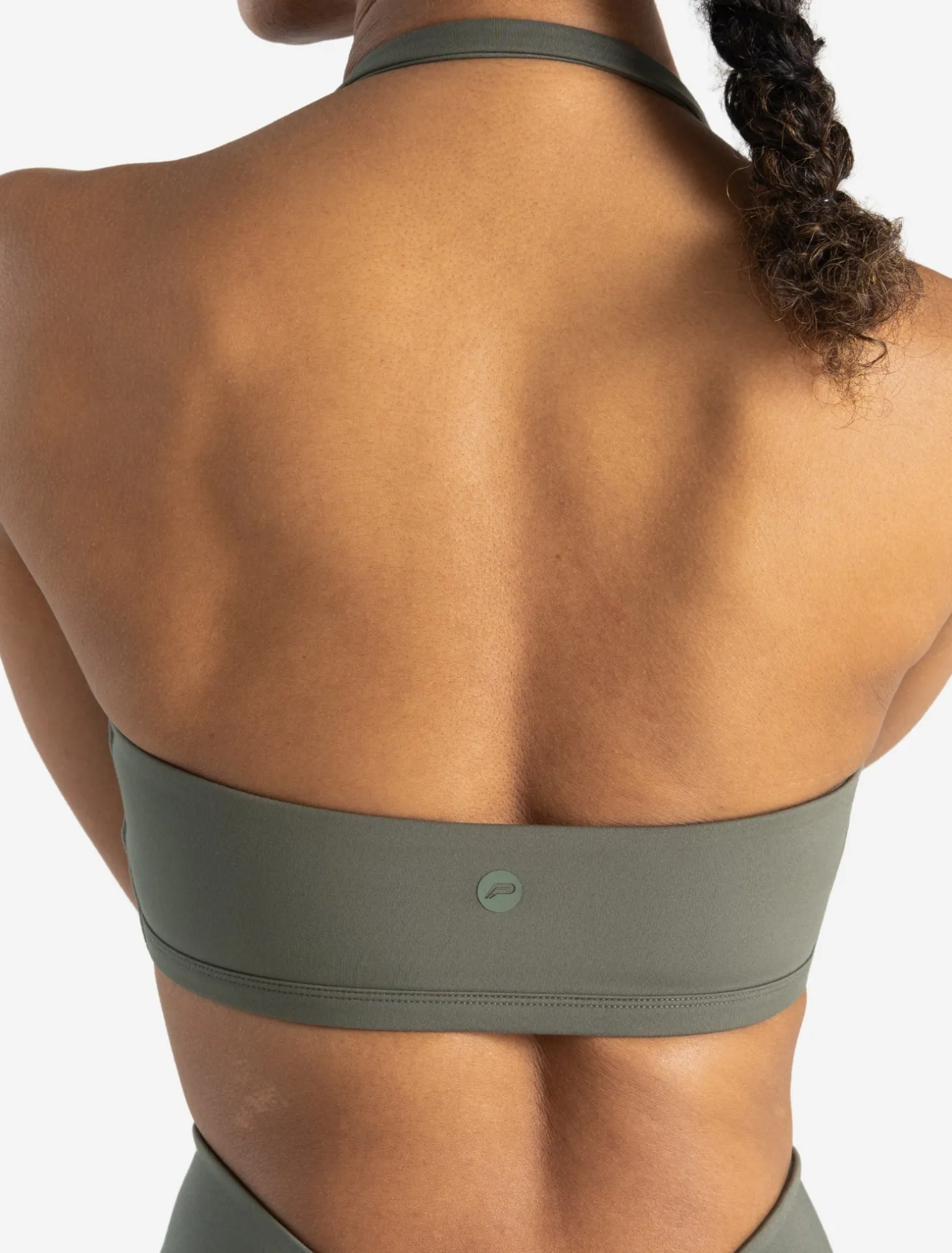 Allure Halter Sports Bra Dusky Sage