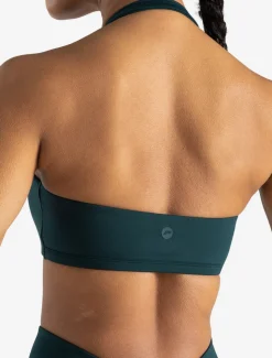 Allure Halter Sports Bra Marine Teal