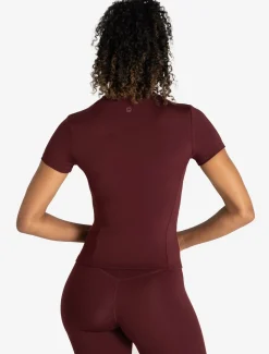 Allure T-Shirt Dark Burgundy
