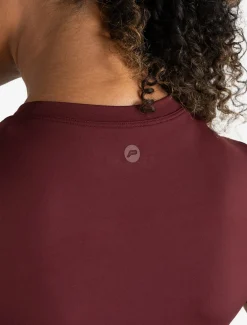Allure T-Shirt Dark Burgundy