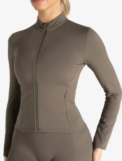 Allure Zip Jacket Taupe
