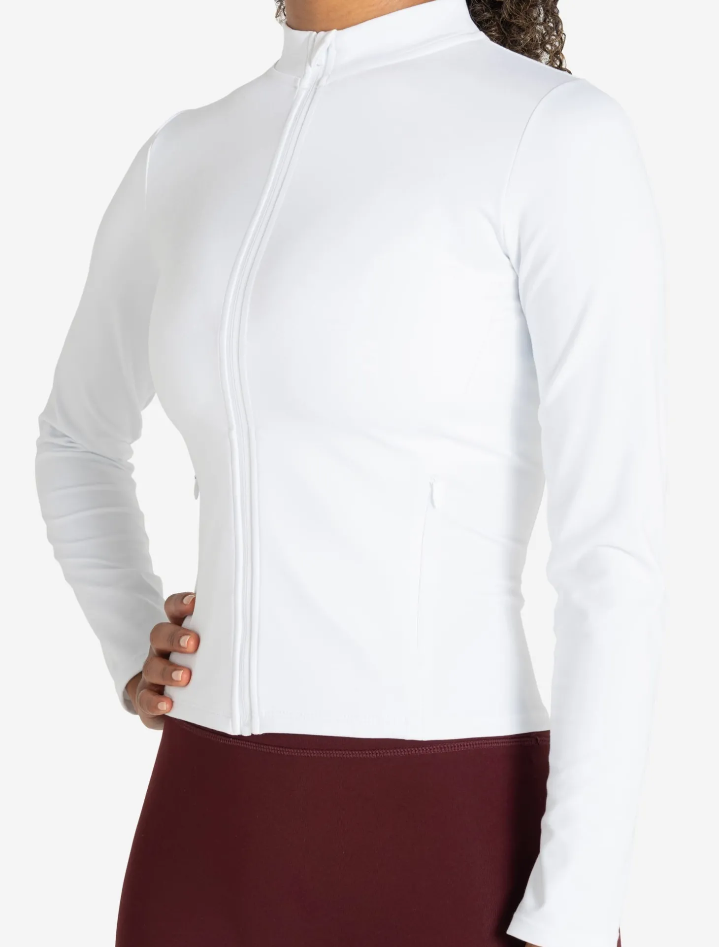 Allure Zip Jacket White