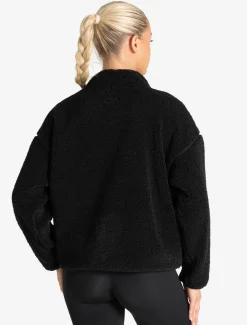 Borg Fleece Jacket Black