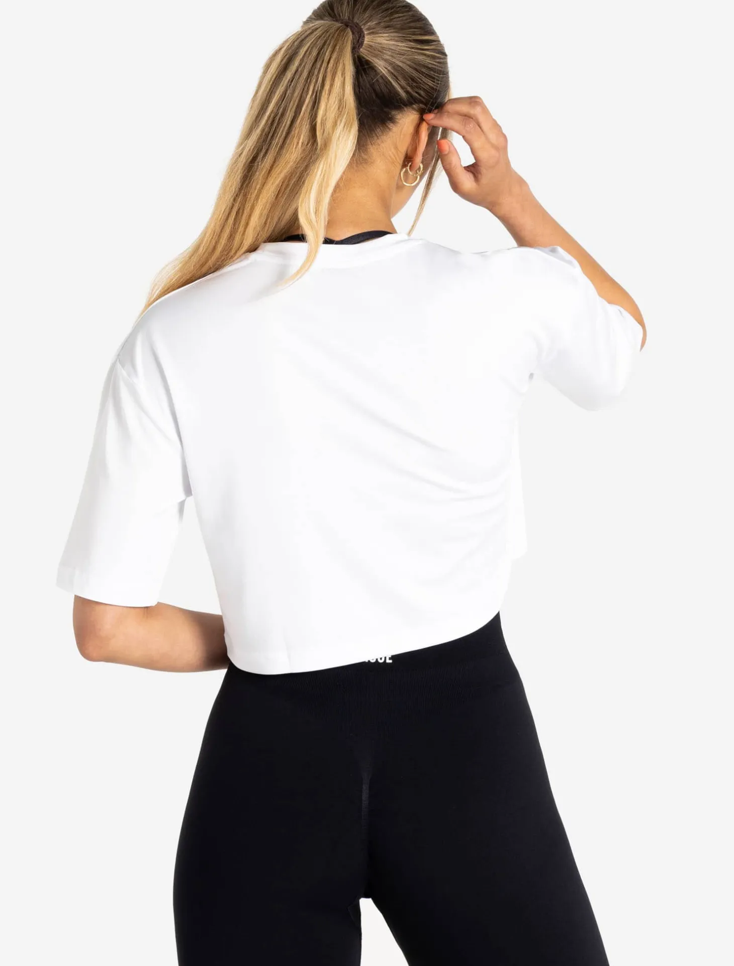 BreathEasy Crop T-Shirt White
