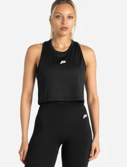 BreathEasy Crop Vest Black