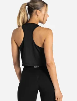 BreathEasy Crop Vest Black
