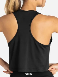 BreathEasy Crop Vest Black